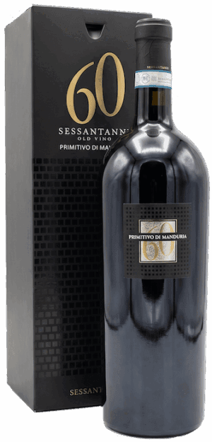 Sessantani primitivo di Manduria Jeroboam in zwarte kist lr