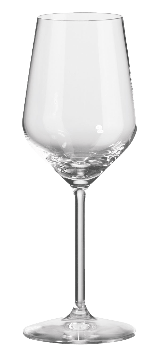 rechtdoor Artiest Contractie Wijnglas kristal witte wijn | 6 sterke, dunne glazen van kristal