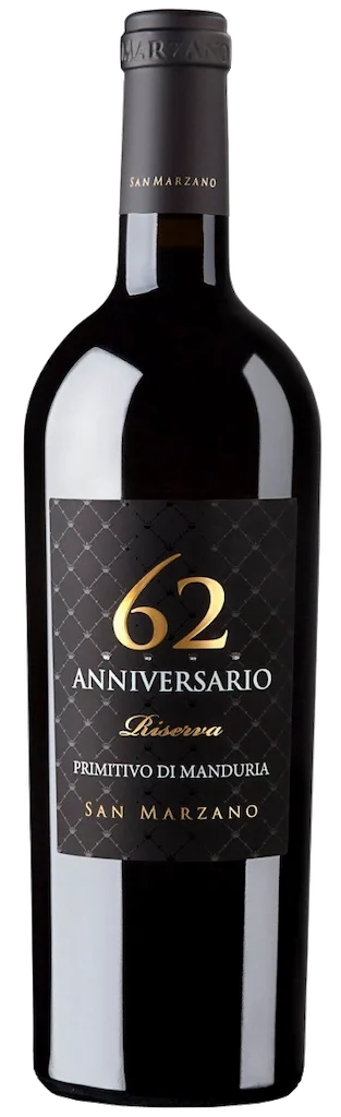 San Marzano Primitivo di Manduria DOP Anniversario 62 Riserva