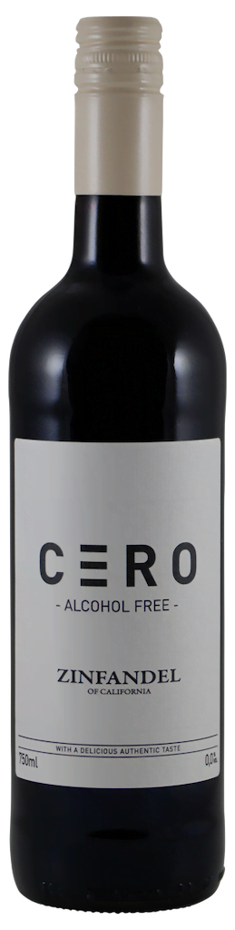 Cero Zinfandel of California alcohol free