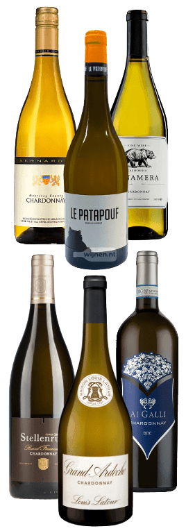 Proefpakket houtgelagerde Chardonnay