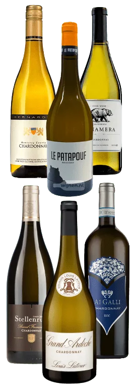 Proefpakket houtgelagerde Chardonnay