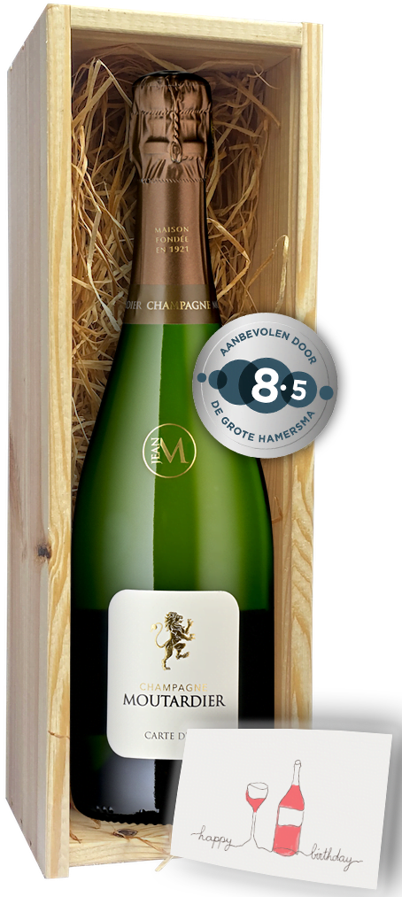 Champagne cadeau Carte d'or Brut