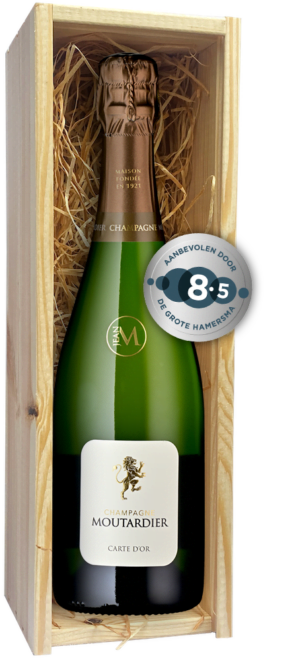 Champagne cadeau Moutardier Carte d'Or