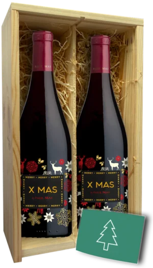 Kerstcadeau Kerstwijn 2 flessen