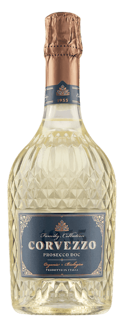 Corvezzo family collection prosecco spumante extra dry organic bio