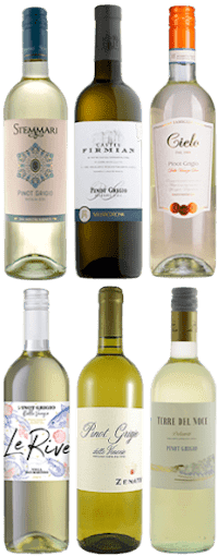 proefpakket pinot grigio onder 10€