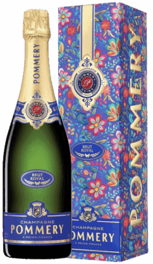 Pommery Royal Brut Chapagne in Limited Edition giftbox Mexico