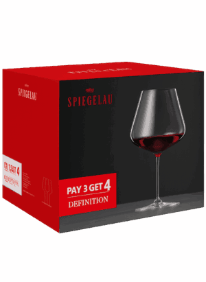 Spiegelau Definition Bourgogne wijnglazen 3 + 1 gratis actie