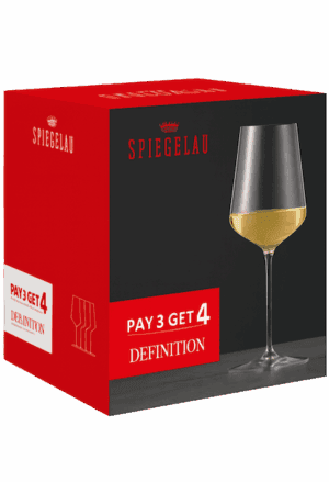 Spiegelau Definition Universal wijnglazen 3 + 1 gratis actie lr