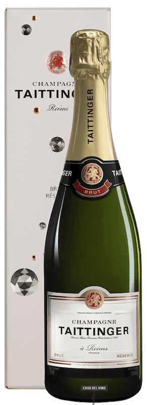 Champagne Taittinger Brut Réserve in giftbox