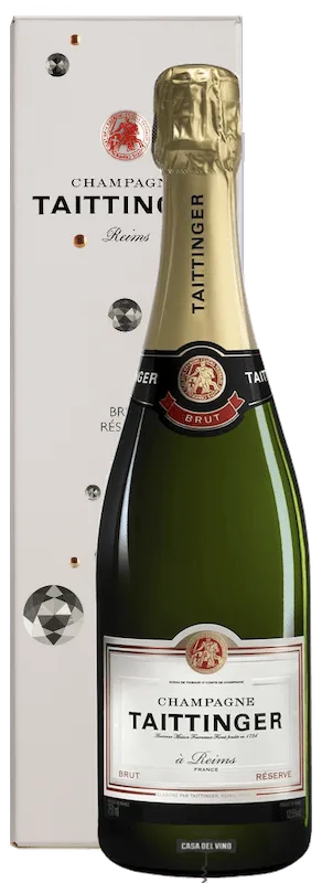 Champagne Taittinger Brut Réserve in giftbox
