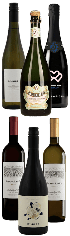 Fijnproeverspakket alcoholvrije wijn 0%