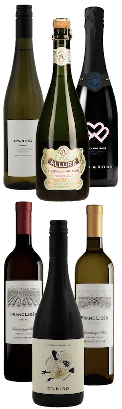 Fijnproeverspakket alcoholvrije wijn 0%